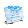 Plaque funéraire nuages 18 Plaquedeces.fr